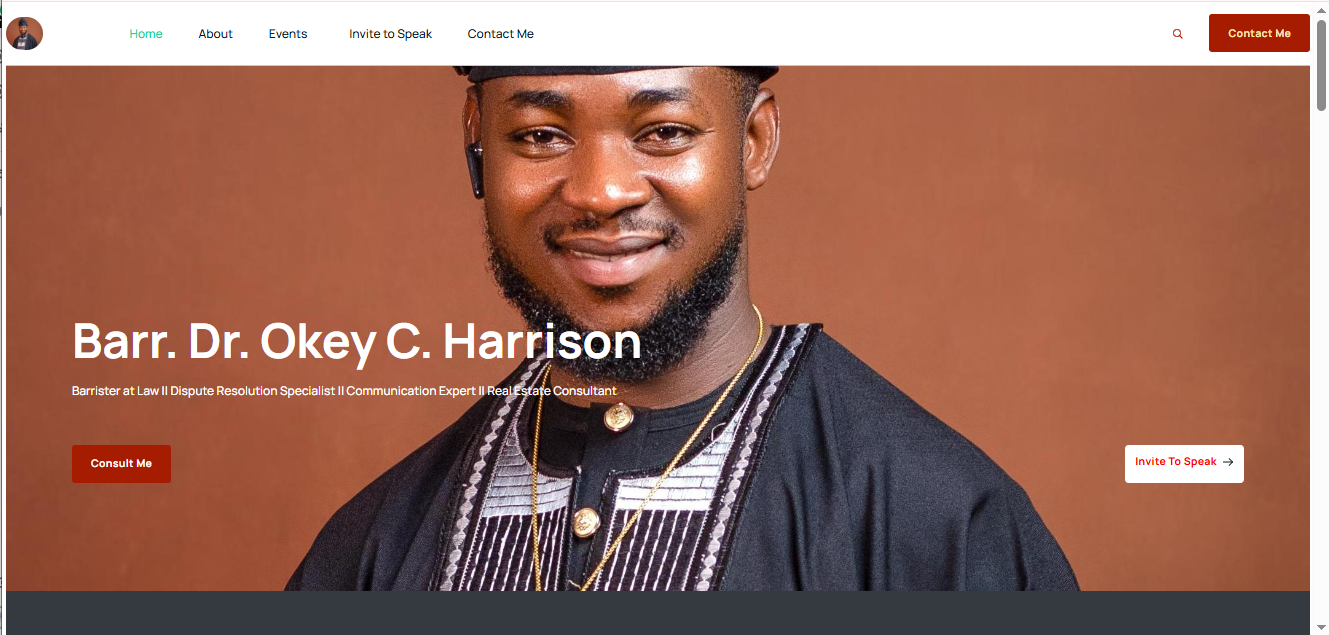 Barr. Dr. Okey Chinecherem Harrison